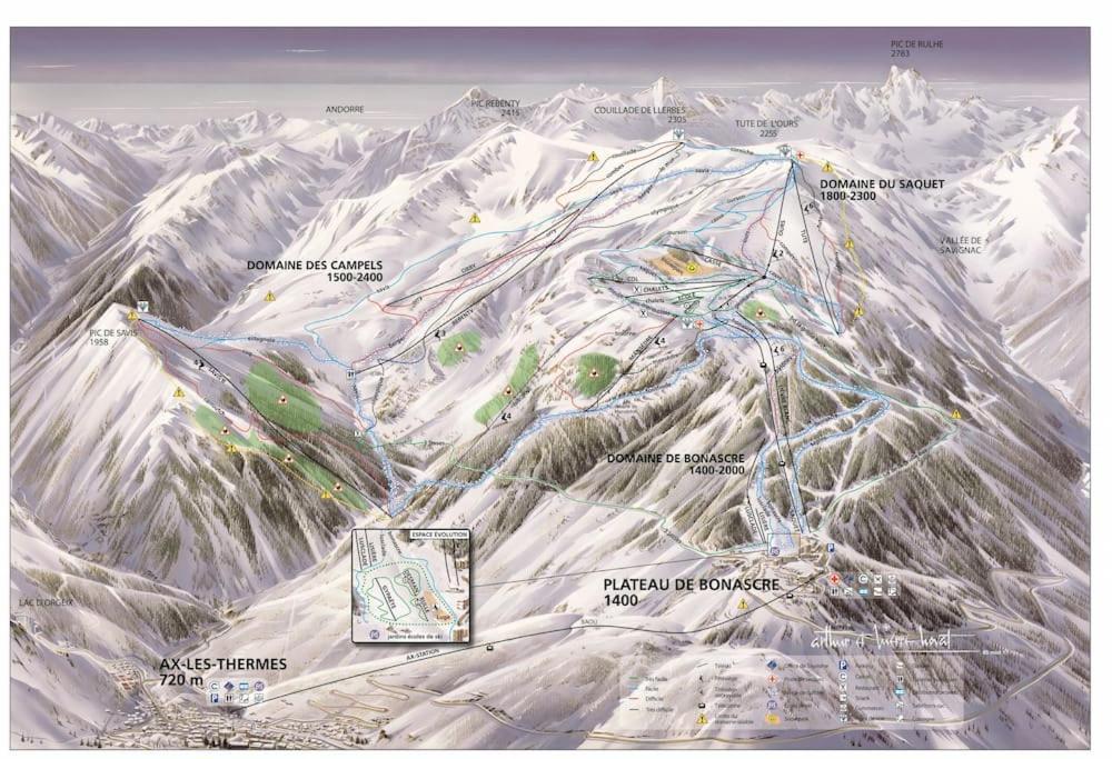 Grand Studio A La Montagne Ax-les-Thermes Luaran gambar